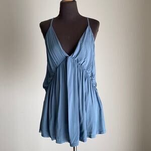 Bloused size M spaghetti strap  babydoll top Y2K Ruffle